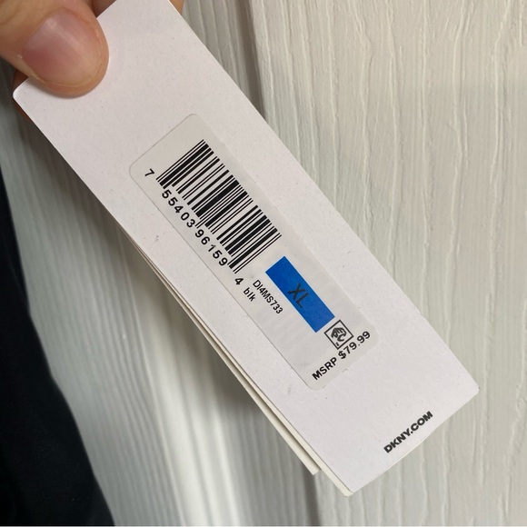 DKNY halter top black one-piece swimsuit‎ black XL - Picture 2 of 3